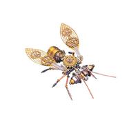 RCXTechPro Big Bee - Casse-tête 3D en métal pour adultes - 170 pièces à monter soi-même en métal steampunk insectes, modèle stimulant le cerveau 3D - Kit d'art et d'artisanat