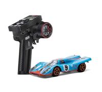 RCXTechPro Kit de modèle de voiture de course télécommandée à l'échelle 1/28, mini véhicule de course 2,4 G avec différentiel de couronne de précision, cadre léger et pneus en caoutchouc pour les
