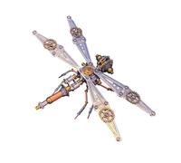 RCXTechPro Kit de puzzle 3D en métal pour adultes - 202 pièces à monter soi-même en métal steampunk insecte mécanique casse-tête casse-tête 3D pour loisirs créatifs