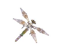 RCXTechPro Kit de puzzle 3D en métal pour adultes - 218 pièces à monter soi-même en métal steampunk insecte mécanique casse-tête casse-tête 3D pour loisirs créatifs