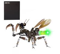 RCXTechPro Kits de modèle 3D en métal pour adultes, puzzle 3D en métal à changement de couleur avec veilleuse, puzzle steampunk cadeau (300 pièces + )