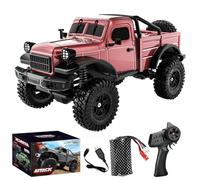 RCXTechPro RC Crawler Rock Crawler Truck 1/18 Camion Voiture Télécommandé avec Lumières LED, RTR 4WD Off Road Voiture Tout-Terrain Radiocommandée 4x4 pour Adultes Jouet de Loisirs - C8813