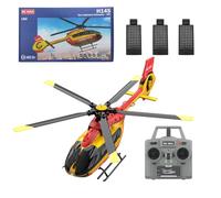 RCXTechPro RC Era C190 Hélicoptère RC, 1/30, 2,4 G, 6 Canaux, Hélicoptère Télécommandé 2.4G 6G avec Gyroscope 6 Axes, Maintien Daltitude Et Flux Optique pour Adultes Et Débutants