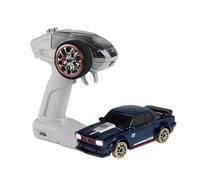 RCXTechPro Voiture de dérive télécommandée à l'échelle 1/64 2,4 G 4 roues motrices, véhicule de course proportionnel complet avec direction gyroscopique et lumières LED à double vitesse, charge