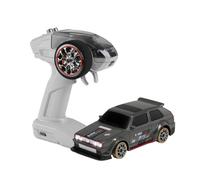 RCXTechPro Voiture de dérive télécommandée à l'échelle 1/64 2,4 G 4 roues motrices, véhicule de course proportionnel complet avec direction gyroscopique lumières DEL double vitesse charge magnétique