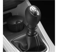 RCYF-Pommeau de levier de vitesse Pommeau De Levier De Vitesse En Cuir Guidon Pour Renault Pour Megane MK3 Pour Clio Pour Laguna 6 Vitesses Pommeau Changement