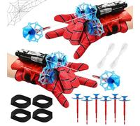 RCYHCY Gant de Lanceur Spider, Lot de 2 Spider Launcher, Jouets Poignet Lanceur Héros, Gant Spider Hero, Lanceur Spider de Cosplay, Lanceur d'araignée Jouets éducatifs pour Enfants