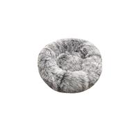 RCYONGQ Panier Chien Tissu Peluche Doux Confortable, Ronde Lit pour Chien, Lit pour Animal avec Fond Antidérapant pour Petits Et Grands Chats(Z,80cm)