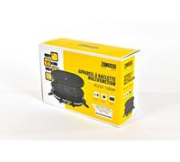Zanussi - RCZ32 - Appareil à raclette multifonctions - 3 in 1 Raclette, grill et crêpière - 8 personnes - Noir Noir