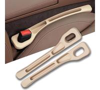 RCZHAK 2 Pièces Remplissage D'Espace de Siège de Voiture pour Opel Adam/Combo Life/Cargo/Vivaro/Movano/Zafira, Anti-Chute Rembourrage de Couture Latérale Organiseur de Accessoires,C Beige