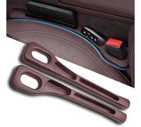 RCZHAK 2 Pièces Remplissage D'Espace de Siège de Voiture pour Opel Frontera Electric, Anti-Chute Rembourrage de Couture Latérale Organiseur de Accessoires,B Brown
