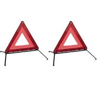 RD9 VIP Triangle d'urgence homologué européenne, Rouge (Lot de 2)