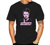 RDBGHAUK Fight Club, Movie Poster, David Fincher DTG T-Shirt Men 2022 Round Neck Men's T Shirt Black XL