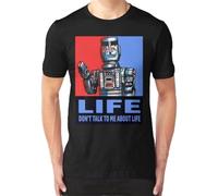 RDBGHAUK Marvin The Paranoid Android Hitchhikers Guide to The Galaxy Men's T-Shirt S-3XL 2018 Short Sleeve PlSize Black XL