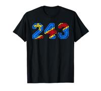 RDC Congo Pride of the Country Code régional Kinshasa T-Shirt