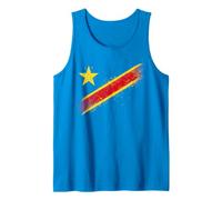 RDC République Démocratique Congo Fierté Drapeau Fier Fan Débardeur