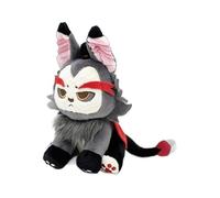 RDCIRP Hazbin Jouet en peluche d'hôtel en forme de chat mignon pour garçons et filles (gris)