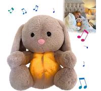 RDCIRP Le Lapin en Peluche de Secours, Populaire, Lumineux, Respirant, Musical, apaisant, poupée de Lapin, Jouets de Sommeil, soulagement de l'anxiété, Jouets apaisants