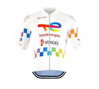 RDCYCLIST Maillot de Cyclisme à Manches Courtes pour Homme 2026 Pro Team TotalEnergies, Maillot de Cyclisme Respirant, vêtements de Cyclisme à séchage Rapide (3XL)