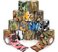 RDDAIPE 16 Rouleaux Bandage Autoadhésif, 5cmx4.5m Bande de Camouflage Autocollante, Élastique Bande Auto Adhesive pour Poignet, Chevilles, Sports, Medical, Animaux de Compagnie, Chiens,Chats,Chevaux