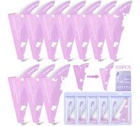 RDDAIPE 50 Pièces Urinoir Femme Portable, Entonnoir de Pipi Debout Femme, Pliable Urinal Femme, Urinoir en Entonnoir pour Femmes Enceintes Camping, Voyage, Randonnée, Escalade, Activités de Extérieur