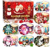 RDDAIPE Coffret Bougies Parfumées Cadeau, Lot de 8 Coffret Cadeau Femme Bougie, pour Bain,Yoga,Fête des Mères,Anniversaire
