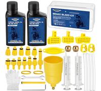 RDDAIPE Kit Purge Frein pour Shimano, Tektro, Magura Hydraulic Disc Brakes, Kit Frein Hydraulique VTT MTB, Kit de Purge de Frein Hydraulique Velo avec 300ml Huile Minerale et Entonnoir