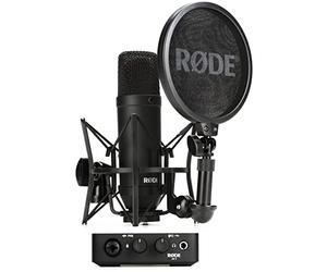 RØDE Kit de Studio Complet avec Microphone à Condensateur de Studio NT1 & Interface Audio AI-1 pour Production Musicale, Enregistrement Vocal, Streaming et Podcasting
