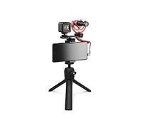 RØDE Le kit Vlogger de RØDE est un kit complet de réalisation audiovisuelle mobile avec microphone de haute qualité, trépied, lumière LED et accessoires (édition pour smartphones avec entrée 3,5 mm)