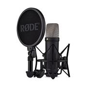 RØDE NT1 5ème Génération Microphone à condensateur de Studio à Grand diaphragme avec Sorties XLR et USB, Support Antichoc et Filtre Anti-Pop pour la, l'enregistrement Vocal et Le podcasting (Noir)