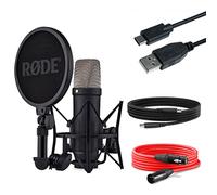 RØDE NT1 Microphone de studio XLR USB 5ème génération Noir + Câble USB Keepdrum Type A vers Type C 50 cm