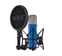 RØDE NT1 Série Signature - Microphone à condensateur avec Accessoires pour la Production Musicale, l'enregistrement Vocal, Le Streaming et Les podcasts (Cobalt)