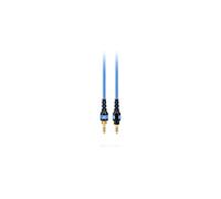 RØDE NTH-Cable pour casque NTH-100, 2,4m / 8ft de long, câble audio haute qualité mâle à mâle 3,5mm avec adaptateur ¼-inch inclus (Bleu)