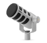 RØDE PodMic Microphone de Diffusion Dynamique USB avec connectivité XLR et USB pour Les podcasts, Le Streaming et la création de Contenu (Blanc)