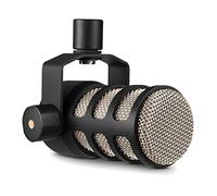 RØDE PodMic Microphone dynamique de qualité Broadcast avec support oscillant intégré pour les podcasts, le streaming, le jeu, et l'enregistrement vocal