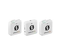 RØDE Wireless ME Dual Set : Système de microphone sans fil compact avec technologie GainAssist, microphones intégrés et portée de 100 m pour le cinéma, les interviews et la création de contenu (Blanc)