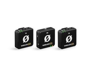 RØDE Wireless ME Dual Set : Système de Microphone sans Fil Compact avec Technologie GainAssist, Microphones intégrés et portée de 100 m pour Le cinéma, Les interviews et la création de Contenu (Noir)