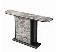 RDEADPNA Table d'Appoint Gain de Place，Meuble Entrée rectangulaire，Table d'entrée Moderne Cadre en Métal，pour Salon, Chambre à Coucher, Couloir, Bureau(Gray,39.3 * 11.8 * 31.4)