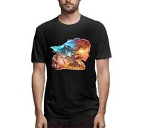 RDESEDRTRE Aloy Sun Hawk T Shirt Horizon Forbidden West Vintage Printed T-Shirt Black S