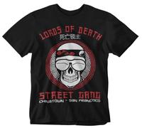 RDESEDRTRE Big Trouble in Little China t-Shirt Lords of Death Movie Retro Street Gang Black 3XL