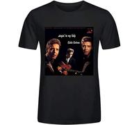 RDESEDRTRE Eddie Cochran Singin to My Baby Graphic T Shirts Black 3XL