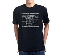 RDESEDRTRE Education is Important So I Study Triggernometry Semi-Auto AR-15 T-Shirt Black 3XL