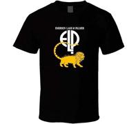 RDESEDRTRE ELP Emerson Lake & Palmer Logo Shirt Black S