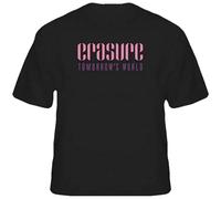 RDESEDRTRE Erasure Tomorrows World Tour Mens Graphic T-Shirt Black 3XL