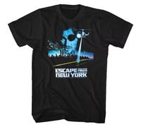 RDESEDRTRE Escape from New York Snake Plissken Poster Graphic Sci-FI T-Shirt Black S