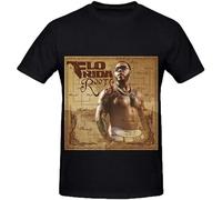 RDESEDRTRE Flo Rida Roots Mens Crew Neck Big Tall T Shirts Black M