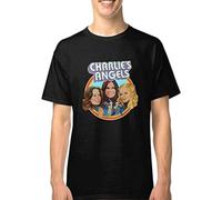 RDESEDRTRE for The 1970s Action-Adventure TV Series Charlie's Angels T-Shirt Black XXL