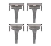 RDEXP Lot de 4 tubes de vidange en métal pour réfrigérateur DA61-06796A Argenté