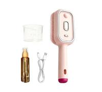 Rdfhrg Brosse Spray Cheveux, Brosse Électrique Cheveux Spray Hydratant, Fer À Lisser À Vapeur Rechargeable Peigne Démêlant Par Vibration Outil De Coiffure Portable Pour Cheveu Humides Et Secs