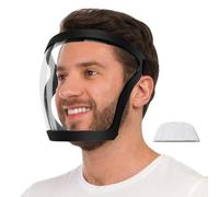 Rdfhrg Couvre-visage anti-buée,couvre-visage de protection - Capot de protection haute définition - Transparent intégral pour les travaux de construction, la cuisine domestique, le soudage électrique,